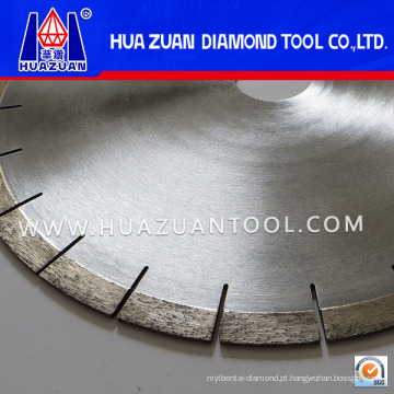 350mm Cutting Blade Diamante Segmento Tamanho em 42/40 * 3.4 * 10mm para corte de mármore